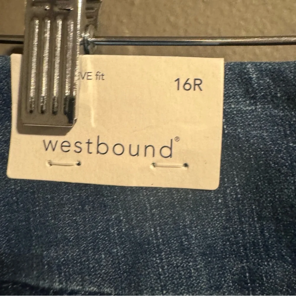 Westbound The Park Avenue Fit Bootcut Denim Jeans Size 16 R - Picture 9 of 11